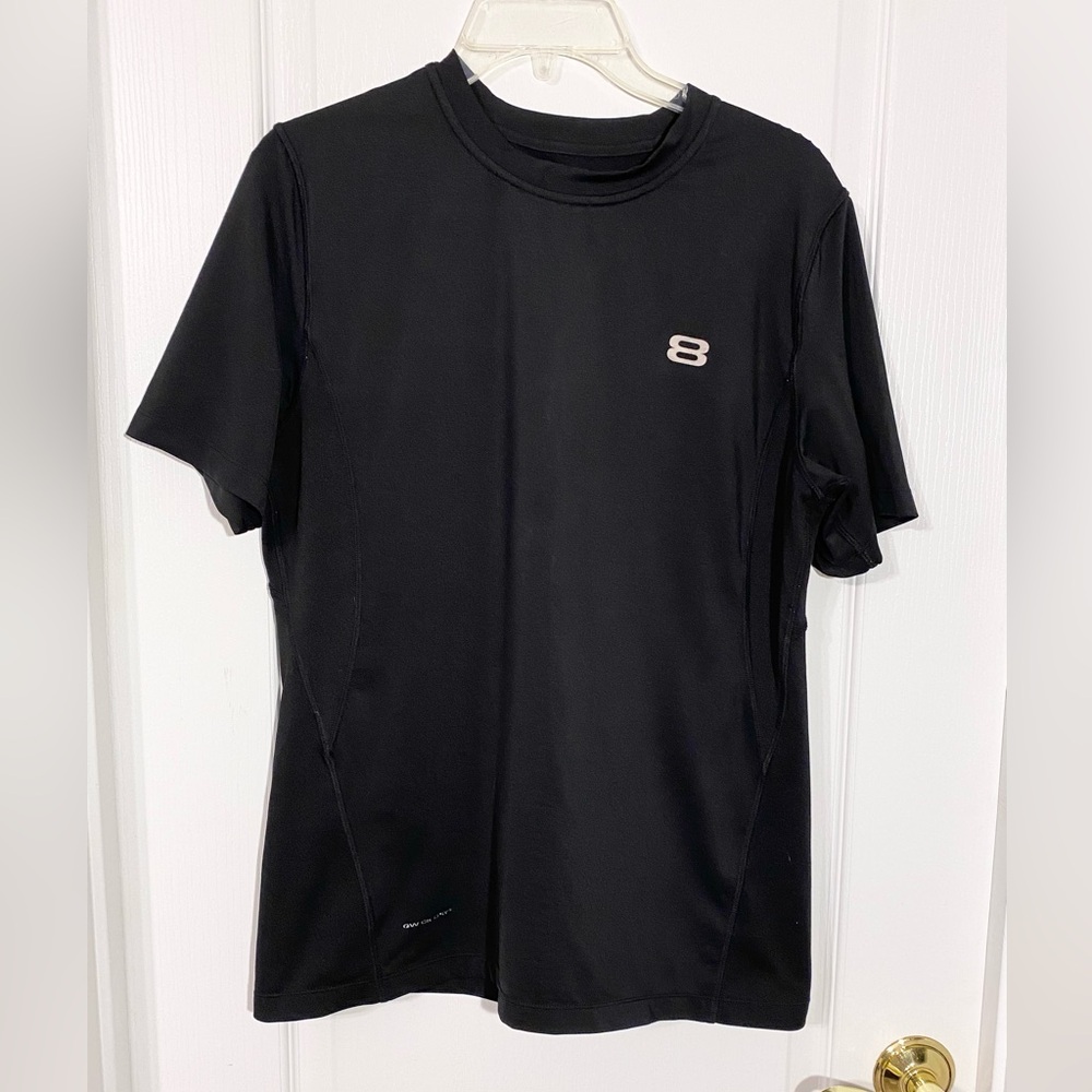 Layer 8 Performance Qwick-Dry Active Tee Black Men’s Medium